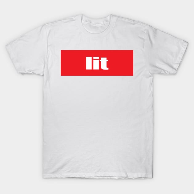 Lit T-Shirt by ProjectX23Red